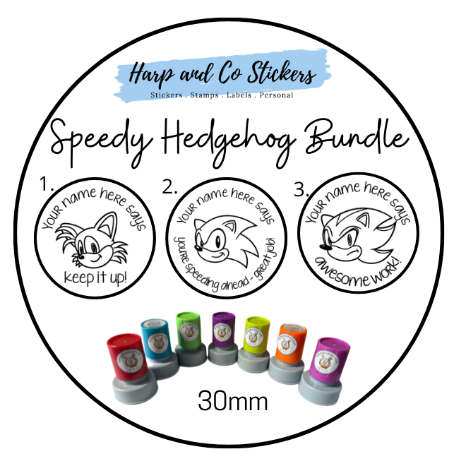 Speedy Hedgehog Stamp Bundle