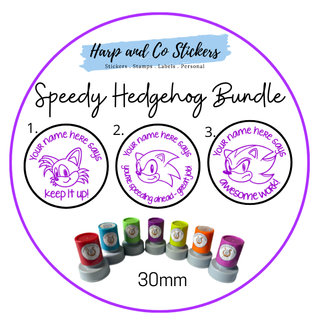 Speedy Hedgehog Stamp Bundle