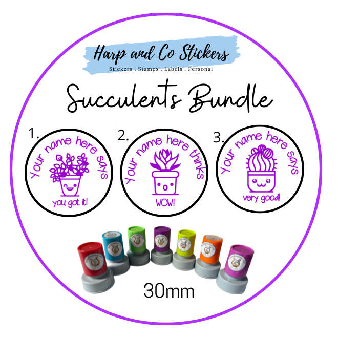 Succulents Stamp Bundle