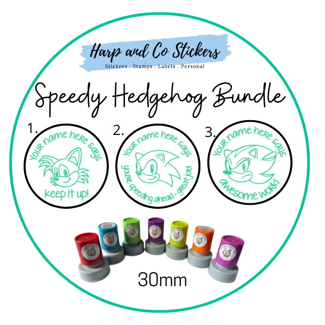 Speedy Hedgehog Stamp Bundle