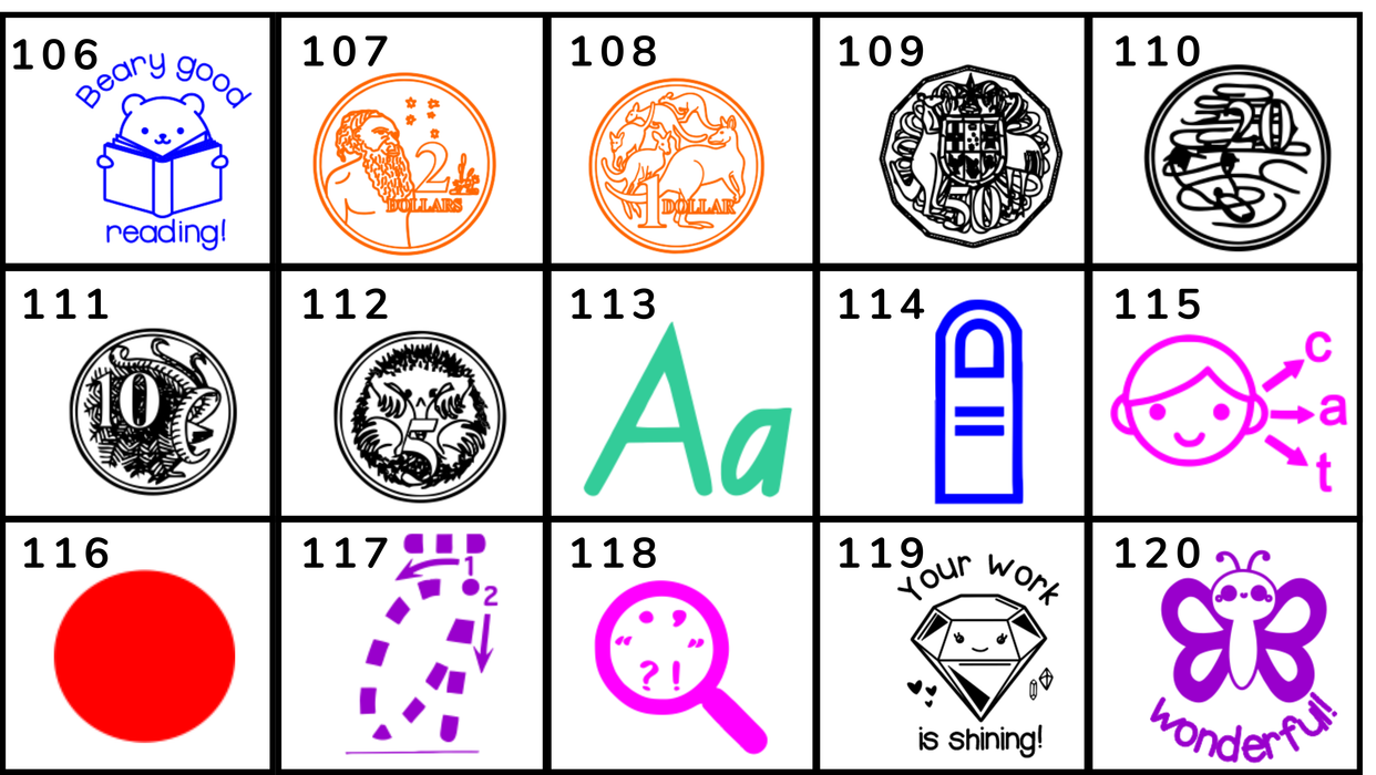 Clearance Merit Stamps (Multiple Sizes)