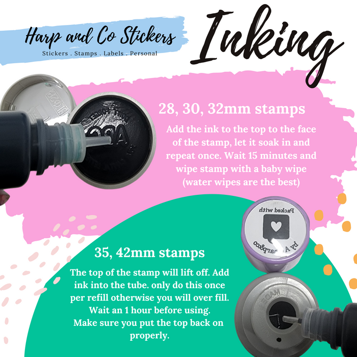 Gift Pack 30mm Stamp + 120 Stickers - Music